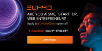 3rd Open Call of the EUHUbs4Data project seeks SMEs and entrepreneurs
