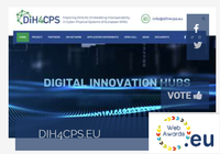 DIH4CPS website finalist of eu.WebAwards