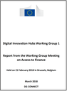 2ª reunião do Grupo de Trabalho de 2018 “Digital Innovation Hubs” promovido pela Comissão Europeia [*]