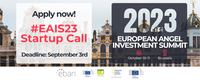 European Angel Investment Summit (EAIS) 2023 –  Pitch para start-ups