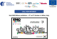 Missão à feira EMO 2021  de 4 a 9 de outubro