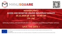 Official launch of the MANU-SAQUARE platform Capacity Sharing service