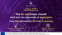 The 1st call for proposals of the GALACTICA project closed on the 19th May having received 84 proposals involving 138 SMEs. 12 Portuguese companies submited proposals!