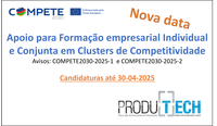 Novo prazo de submissão de candidaturas de Projetos de Formação para Empresas