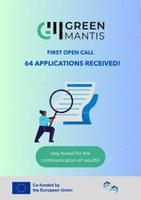 GREENMANTIS: 64 candidaturas recebidas na 1ª Open Call